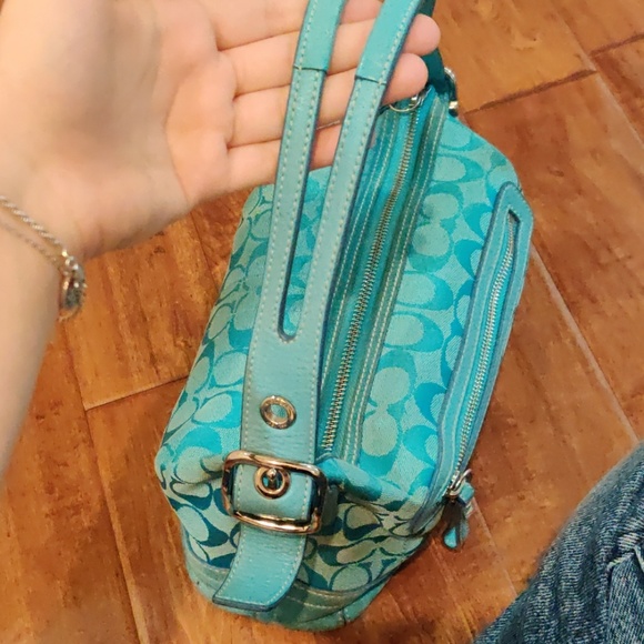 Coach vintage authentic blue 2000s satchel - Picture 5 of 8